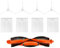 OCKSVOGF Repuestos Compatibles con Xiaomi Robot Aspirador E10, E12, B112, Accesorios For Aspiradora, Cepillo Lateral Principal, Filtro HEPA.