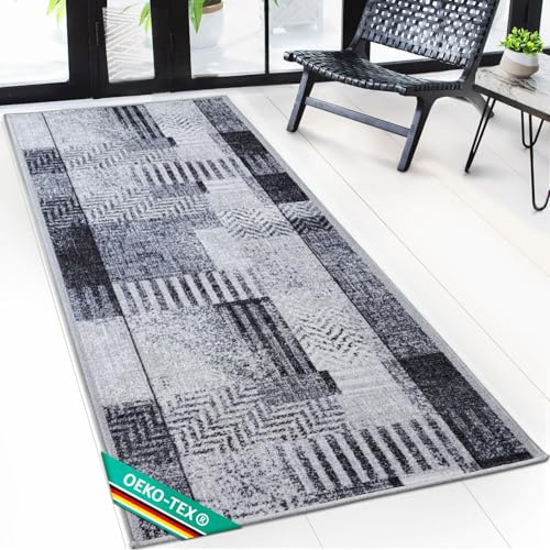 Floordirekt Teppich Läufer Cordoba - Teppichläufer auf Maß - Meterware - Flurteppich - Küchenläufer - Teppich für Küche, Flur & Wohnzimmer (80 x 350 cm)