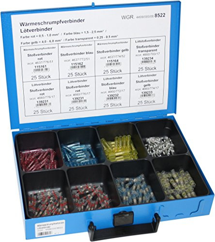 Dresselhaus 0/4499/000/8522// /06 Sortimente Wärmeschrumpfverbinder Lötverbinder