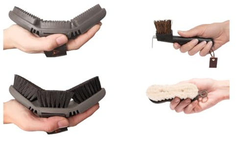 Animalon Starter-Set Pferde-Pflege-Bürsten-Set | Grundausstattung Fellpflege | Putzset für Pferde | Pferdeputzzeug | Pflege für Pferde