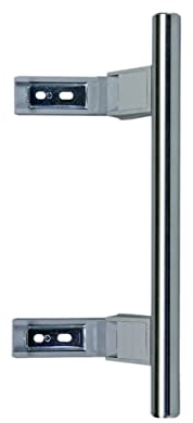 Handgriff Türgriff Hebelgriff Stange Türhandgriff Edelstahl Kunststoff grau Liebherr 7429892 Kühlschrank Kühlgefrierkombination CTA315320B CTPA255320 CTPA255320A CUPESF272124F uvm