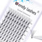 Volumen Wimpern Extensions 10D Wimpernverlängerung Fächerwimpern Vorgefächerte Wimpern 0.07 12mm D Curl Seiden Wimpern Volumen Wimpern Fächer für Wimpernverlängerung(10D-0.07-D-12)