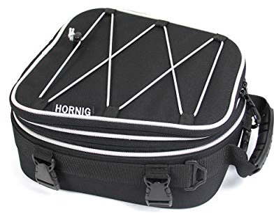 Hecktasche, Soziussitztasche 8-16L für Motorräder wie BMW R1200GS von Hornig