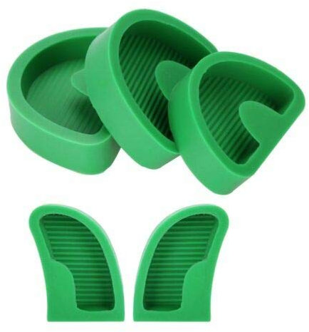 5 unids/Set Dental Laboratorio Silicona Yeso Modelo Antiguo Base Moldes S/M/L/Izquierda/Derecha