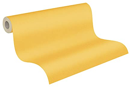 Architects Paper Unitapete Floral| Impression Vliestapete 10,05m x 0,53m gelb Made in Germany 377484 37748-4