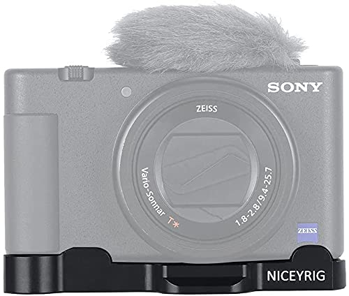NICEYRIG Camera Base Mount Bracket with Arca-swiss Dovetail for Sony ZV1 Camera -466