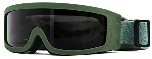 SPOSUNE Military Airsoft Tactical Goggles con 3 lentes intercambiables para hombres y mujeres Shooting Combat Ballistic Motorcycle