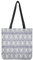 Dolyues Marineblaue Leinentasche, ethnischer Tribal-Elefanten-Druck, lässig, großes Fassungsvermögen, faltbar/wiederverwendbare Schultertaschen, Marineblaues Elefantenmuster, Large