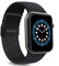 Puro Cinturino Loop compatibile con Apple Watch 42mm 44 mm 45mm, tessuto elastico e traspirante, chiusura a clip, resistente ad acqua e sudore, compatibile con apple watch serie 1/2/3/4/5/6/7/SE; NERO