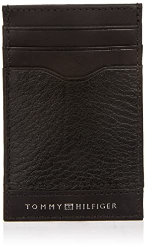 Tommy Hilfiger Herren TH Central Cardholder, Bi-Fold-Brieftasche, Black, Einheitsgröße