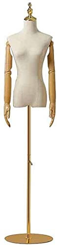 Schneiderpuppen Schneiderbüste Weibliche Kleidformular Mit Metallbasis, Schaufensterpuppe-Kleidung-Display for Frauen-T-Shirt/Brautkleid/Kleidungsstück, Einstellbare Höhe (Color : Style 2)
