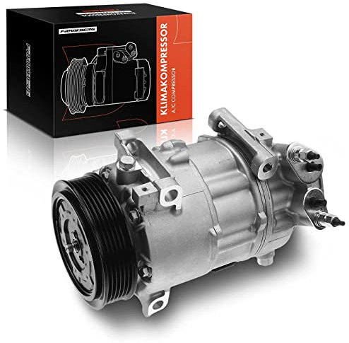 Frankberg Compressore dell'aria condizionata con frizione Compatibile con C3 Aircross II 2C 2R C4 Cactus Berlingo EC ER 2008 I CU 3008 MPV 0U 5008 0E 0U 9675655880, compreso l'olio preconfezionato
