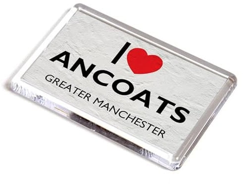 FRIDGE MAGNET - I Love Ancoats, Greater Manchester