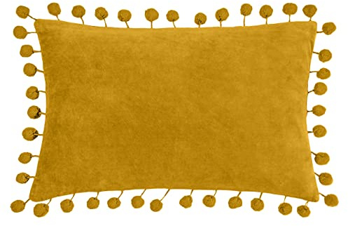 furn. Rectangular Polyester Filled Cushion,Ochre,30 x 50cm