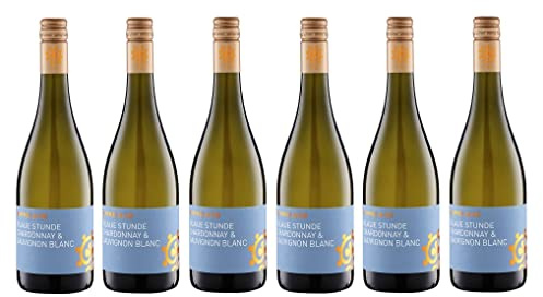 6x 0,75l - Weingut Hammel - Blaue Stunde - Chardonnay & Sauvignon Blanc - Qualitätswein Pfalz - Deutschland - Weißwein trocken