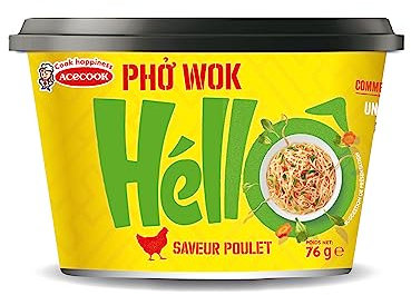 1 Packung Pho Wok HELLO in Bowl Chicken flavor a 76 g Huhn geschmack