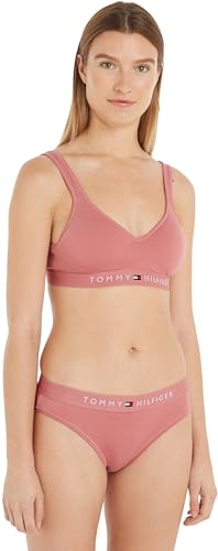 Tommy Hilfiger Women's Bralette Lift (Ext Sizes) Teaberry Blossom XL