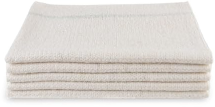 Hypafol Scheuertuch 60x70cm 5 Stück | Bodentuch, mühelose Reinigung | vielseitig verwendbare Putzlappen, hohe Saugkraft, Waschmaschinengeeignet, weiß | Nadelvliestuch für verschmutzte Oberflächen (5)