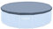 Funsicle 15ft Round Above Ground Pool Cover, Easy-to-use adjustable drawstring, Includes Drain holes, Fits 4.57m (15ft) Round Above Ground Pools - Gray