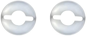 2 Set mit 276 Öllampen, reflektierende Abdeckung, Petroleumlampe, Reflektor für Strand, Rucksackreisen, Argent, Silber, 16,5 cm