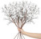 Wlicon 6 Steli di Bacche Bianche Artificiali Lunghi 73.5 cm, Bacche Bianche di Natale, Bacche Rosse Finte per Albero di Natale, Rami di Bacche di Agrifoglio Bianco per Decorazioni Natalizie