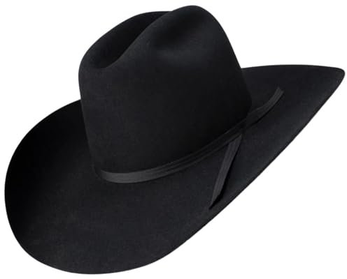 LUCKGONI Klassischer Hut für Damen Herren mit gewebtem Gürtel Panamahut Wolle Trilbies Hut Cosplay Kostüm Mottoparty Gentleman Hut