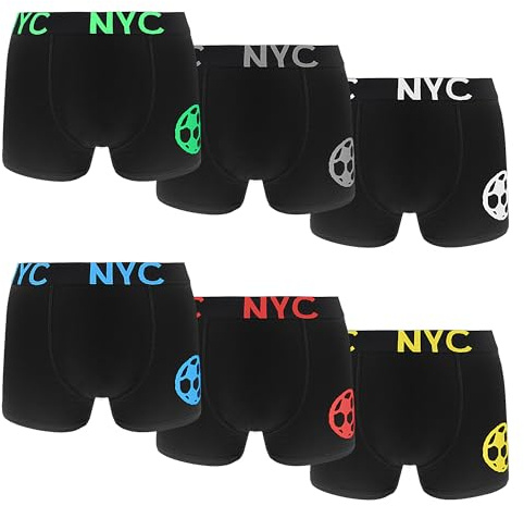 Uizuooy 6/12er Pack Unterhosen Jungen Boxershorts Kinder Boxershorts Jungen aus Baumwolle