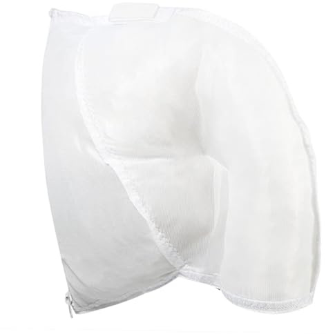 TOYANDONA Filtre De Piscine Réutilisable avec Fermeture Éclair Sacs Filtrants pour Nettoyage Impuretés Accessoires Compatibles avec Robots De Piscine