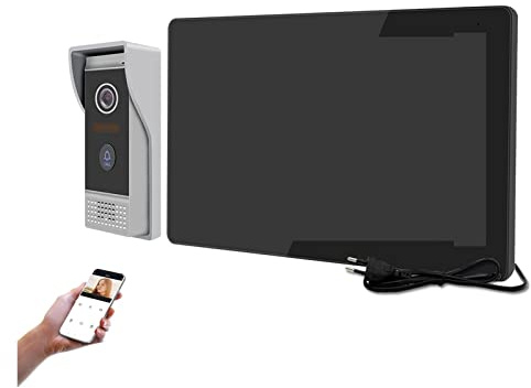 Tuya 1080P Smart Video Citofono Videocitofono Appartamento Villa AHD FHD 1080P Video Campanello Full Touch Screen(P203M721B86-1080P)