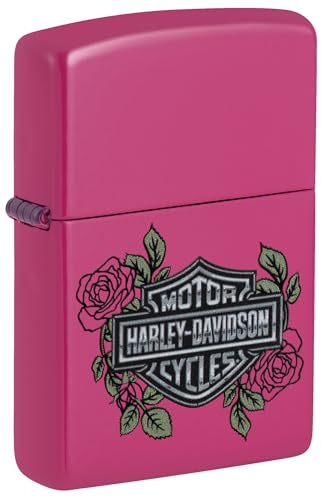 Zippo Sturmfeuerzeug - Harley-Davidson, Frequency, Color Image - Nachfüllbar - Wiederverwendbar - Windfestes Design - Geschenkbox - Made in USA