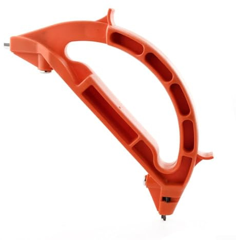 3 in 1 Handheld Sharpener Multifunctional Tool for Pruning Shears Scissors Axes and Hatchets with Ergonomic Handle and Finger Guard for Outdoor Use