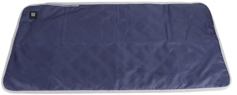 Tragbares Beheiztes Sitzkissen – 5 V Heizsitzkissen mit Schneller Heizleistung, 45 x 90 cm Geringer Stromverbrauch für Zuhause, Büro, Camping und Outdoor, Schwarz (Marineblau)