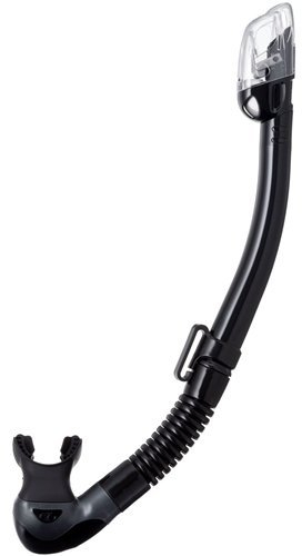 TUSA Hyperdry Elite II Snorkel (Black / Black Silicone) by Tusa