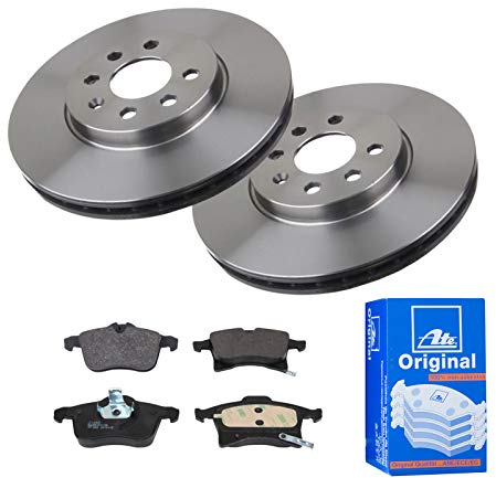 ATE Bremsen-Set 2 Bremsscheiben + Bremsbeläge Ø280 Einbau Vorne Bremsscheiben-Set Scheibenbremsen passend für Opel Combo Tour Meriva A X03