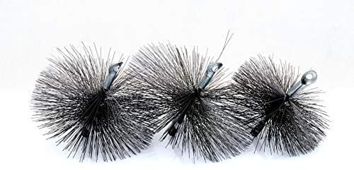 250mm Schornsteinbesen Kaminbesen Rußbesen Schornsteinfegerbesen Schubstange