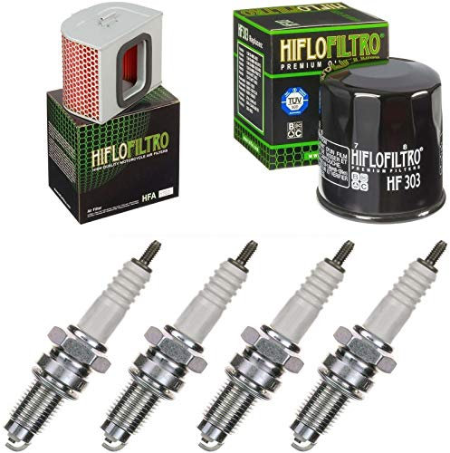 Luftfilter Ölfilter Zündkerzen für CB 750 F2 Seven Fifty Baujahr 1992-2003 Servicekit Wartungskit