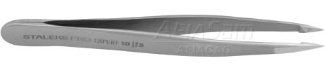 Pince à épiler pour cheveux incarnés - STALEKS PRO - Type 5 - Pince à épiler à pointe fine - En acier inoxydable chirurgical - Durabilité - Précision - Fait à la main - Pour experts et professionnels