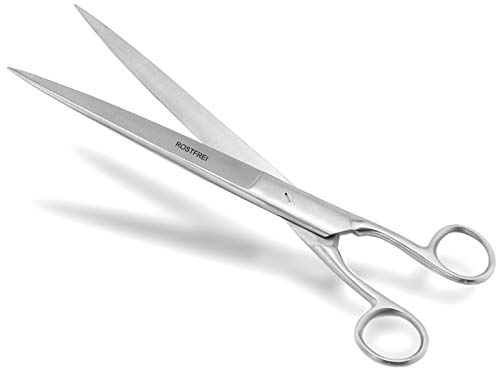 Papierschere Tapezierschere Bastelschere Universal Büroschere Spitz Edelstahl Rostfrei (23 cm)