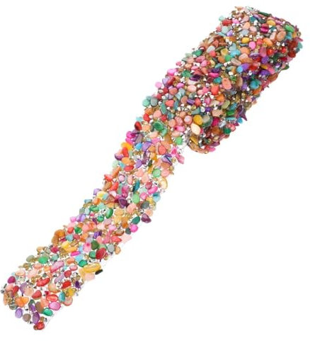 SUPVOX 1 metro de faja de vestido de diamantes de imitación de colores bling para faja de vestir diy cinturón bolsas zapatos adornos