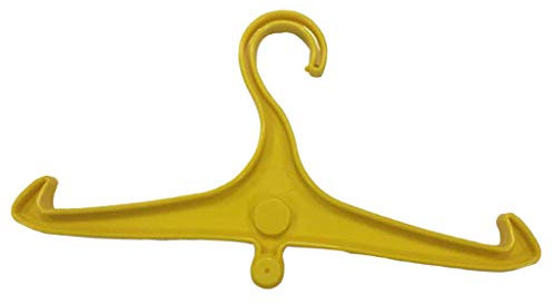Toygogo Mehrzweck Kleiderbügel Für Tauchen BCD Wetsuit Holder Gelb