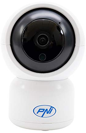 PNI Videoüberwachungskamera IP390T 1080P mit PTZ WiFi H264 + unterstützt 128 GB microSD, Nachtsicht, Tuya-Anwendung, P2P