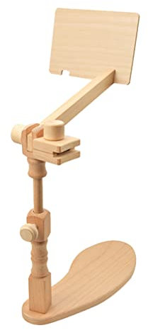 1 Stück 360 Kreuzstich-stickrahmen Halter Stehen Hölzern Nährahmen Diy Stickrahmenständer Querreifen Hoops Haushaltsgeräte Kreuzring Generischer Ring Werkzeug Holz Handbuch Zubehör