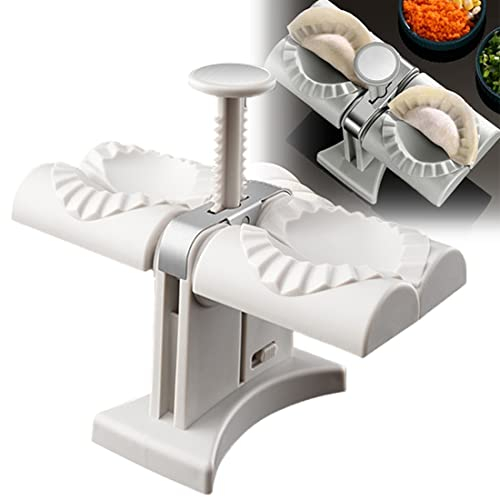 DZTON Ravioli Stampi, Macchina Per Gnocchi Automatica a Doppia Testa Per Uso Domestico, Prepara Rapidamente Gnocchi Empanadas Per La Macchina Per Gnocchi In Casa e Cucina