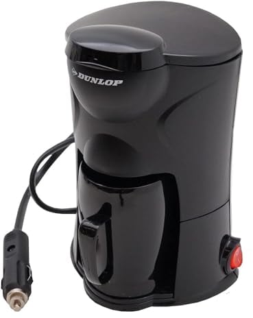 Unibos | Coffee Maker | 12V Car Coffee Machine | Portable On The Go Filter Coffee | One Cup Design | For Camping, Road Trips, Lorry Drivers (12V)