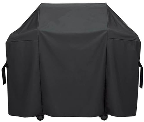 ZBXFCSH Robuste Grillabdeckung, passend für Napoleon 425 Serie 61527 Grill und 525 61427 Rogue Series Grill, Allwetterschutz, wasserdichte Abdeckung, Schwarz