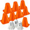 Kamehame Halloween Ice Cube Moulds Ghost Jelly Mould 8 Pcs Muffin Trays for Ice Cube, Jelly, Soap, Chocolate, Candle, Candy
