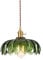 SHINGJIAO Pendelleuchte Glas Deckenlampe Grün - HäNgelampe Glas Einstellbare Höhe Pendelleuchte Vintage Küchenlampe Hängend - Retro Design für Küche Esszimmer Schlafzimmer Badezimmer,Keine Glühbirnen