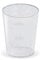 Schnapsbecher Made in Germany | Eichstrich 2cl / 4cl | Shotbecher Plastikbecher Einwegbecher aus Kunststoff PS (Polystyrol), Transparent klar (2000)