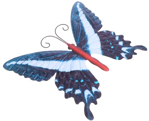 Cabilock Metall Schmetterling Wandbehang metallbild wand Wandfigur Schmetterlinge aus Metall Ornament Schmetterlingsskulptur aus Metall Eisenkunstschmetterlinge Schmiedeeisen Anhänger