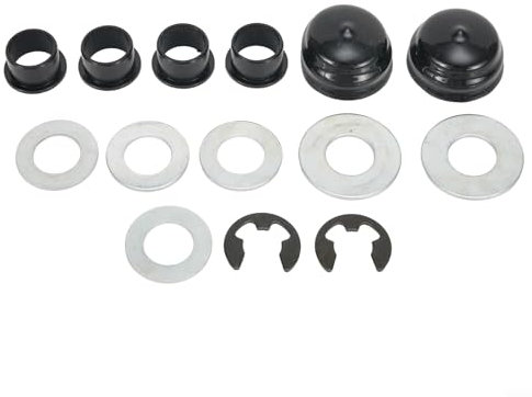 Oceanlend Kit de bague de roulement de roue avant, bague de roue avant de tondeuse à gazon, pour tracteurs de série d'essieu moulé, O52W58Z2BE249USBE12610